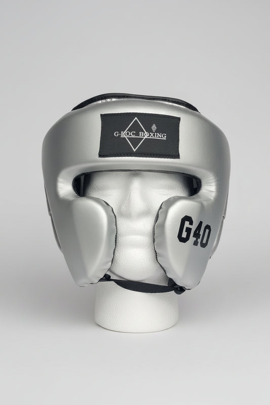 G-LOC G40 Boxing Headgear | Professional Lightweight Sparring Head Guard for Boxing, MMA & Kickboxing